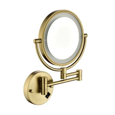 Cosmeticaspiegel Best Design Nancy Rond 20 cm Mat Goud