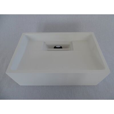 Crosstone Fontein Sophie Solid Surface Mat Wit 35×22 cm