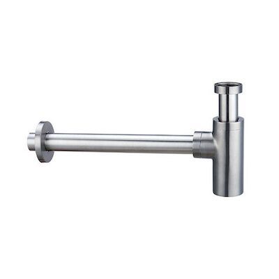 Design Sifon Sanilux 33×24 cm Gun Metal Geborsteld