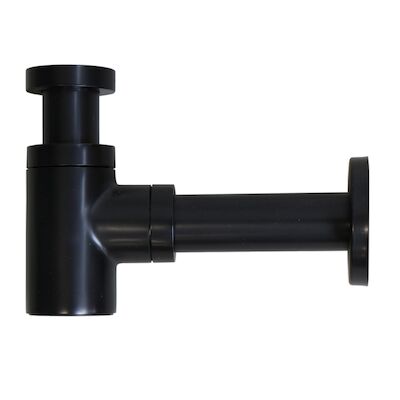 Designbekersifon BWS Salt Laag Model Mat Zwart