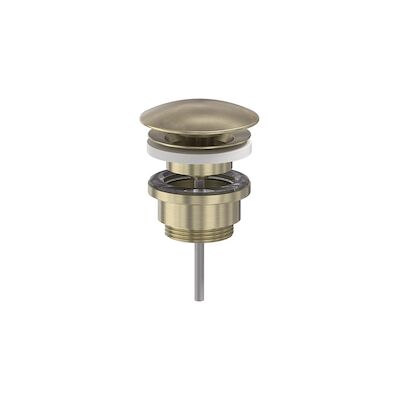 Designplug MAY Always Open Geborsteld Mat Goud PVD