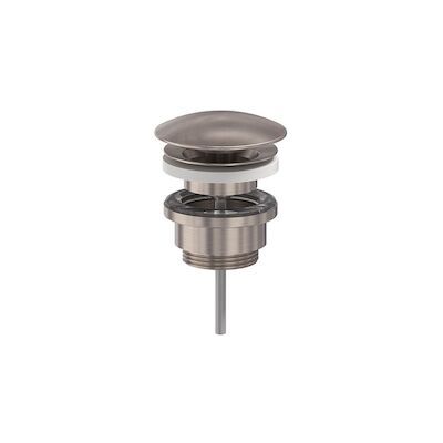 Designplug MAY Always Open Geborsteld Nickel PVD