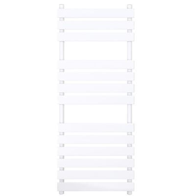 Designradiator BWS Flora 130x50cm 615W Wit (Links Rechts Aansluiting)