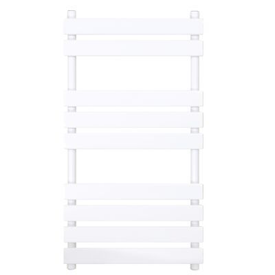 Designradiator BWS Flora 95x50cm 475W Wit (Links Rechts Aansluiting)