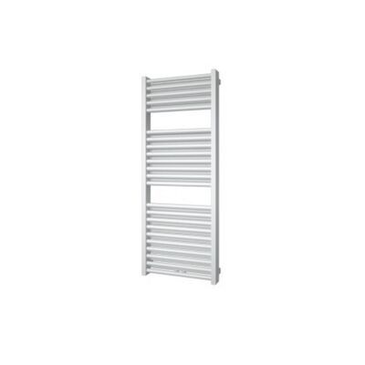 Designradiator BWS Ifona 123×50 cm 802 Watt Met Middenaansluiting Mat Wit