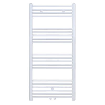 Designradiator BWS Nile Gobi 120x40cm 458W Wit (Midden/zij-aansluiting)