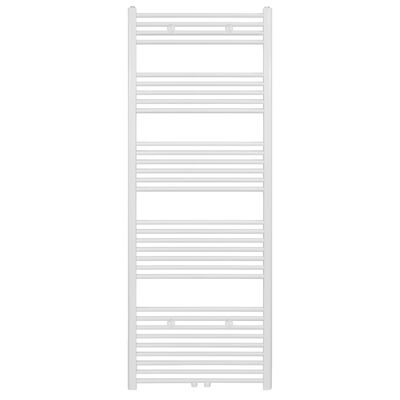 Designradiator BWS Nile Gobi 180x60cm Geborsteld Mat Wit Midden/zij-aansluiting