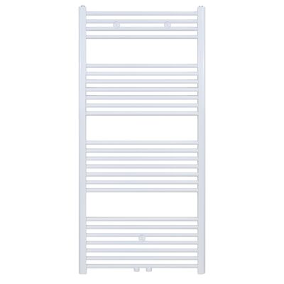 Designradiator BWS Nile Gobi140x60cm 754W Wit (Midden/zij-aansluiting)