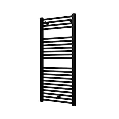 Designradiator BWS Palian met Zijaansluiting 111,1×50 cm 519 Watt Zwart