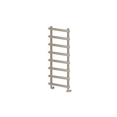 Designradiator BWS Tubi Handdoekrek 115×50 cm Zij-Onderaansluiting Chroom