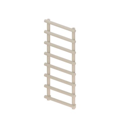 Designradiator BWS Tubi Handdoekrek 115×50 cm Zij-Onderaansluiting Mat Cappuccino