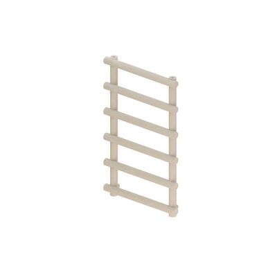 Designradiator BWS Tubi Handdoekrek 85×60 cm Zij-Onderaansluiting Mat Cappuccino