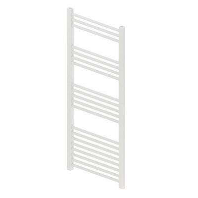 Designradiator BWS Vertico Multirail 120×40 cm Wit Zij-Onderaansluiting