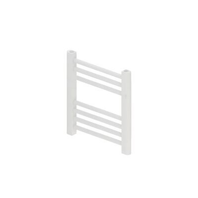 Designradiator BWS Vertico Multirail 36×40 cm Wit Zij-Onderaansluiting