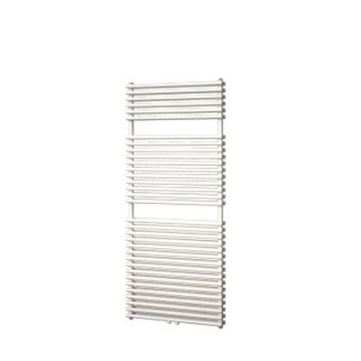 Designradiator Florion Nxt Dubbel 140,6 x 60 cm 1153 Watt met Middenaansluiting Pearl Grey