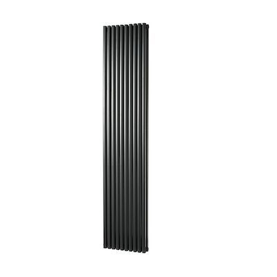 Designradiator Haceka Mojave Adoria 38×184 cm Antraciet 6-Punts Aansluiting (1377 Watt)