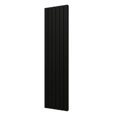 Designradiator Plieger Cavallino Retto Dubbel 1162 Watt Middenaansluiting 180×45 cm Mat Zwart