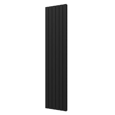 Designradiator Plieger Cavallino Retto Dubbel 1287 Watt Middenaansluiting 200×45 cm Donkergrijs Structuur