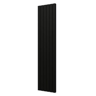 Designradiator Plieger Cavallino Retto Dubbel 1287 Watt Middenaansluiting 200×45 cm Mat Zwart