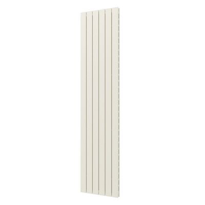 Designradiator Plieger Cavallino Retto Dubbel 1287 Watt Middenaansluiting 200×45 cm Wit Structuur