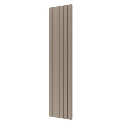 Designradiator Plieger Cavallino Retto Dubbel 1287 Watt Middenaansluiting 200×45 cm Zandsteen