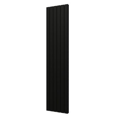 Designradiator Plieger Cavallino Retto Dubbel 1287 Watt Middenaansluiting 200×45 cm Zwart