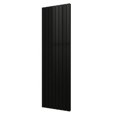 Designradiator Plieger Cavallino Retto Dubbel 1716 Watt Middenaansluiting 200×60,2 cm Antraciet Metallic