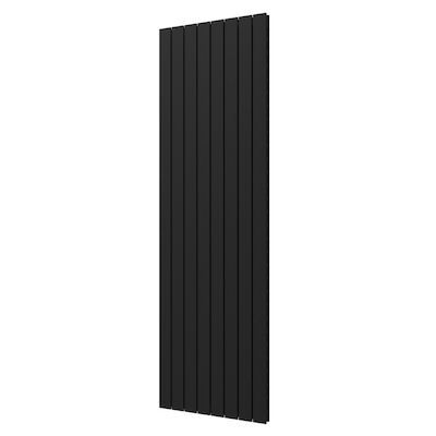 Designradiator Plieger Cavallino Retto Dubbel 1716 Watt Middenaansluiting 200×60,2 cm Donkergrijs Structuur