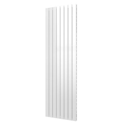 Designradiator Plieger Cavallino Retto Dubbel 1716 Watt Middenaansluiting 200×60,2 cm Mat Wit