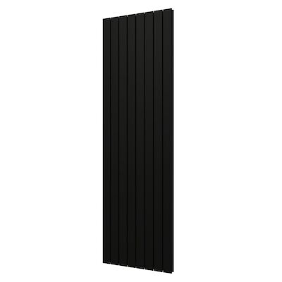 Designradiator Plieger Cavallino Retto Dubbel 1716 Watt Middenaansluiting 200×60,2 cm Mat Zwart