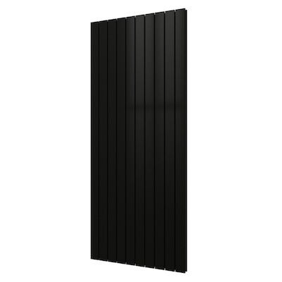 Designradiator Plieger Cavallino Retto Dubbel 1936 Watt Middenaansluiting 180×75,4 cm Antraciet Metallic