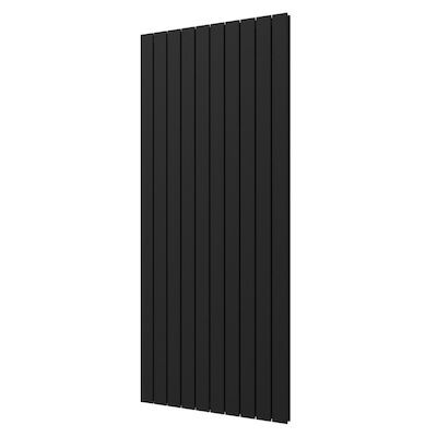 Designradiator Plieger Cavallino Retto Dubbel 1936 Watt Middenaansluiting 180×75,4 cm Donkergrijs Structuur