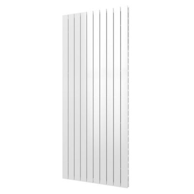 Designradiator Plieger Cavallino Retto Dubbel 1936 Watt Middenaansluiting 180×75,4 cm Mat Wit
