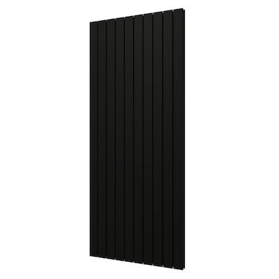 Designradiator Plieger Cavallino Retto Dubbel 1936 Watt Middenaansluiting 180×75,4 cm Mat Zwart