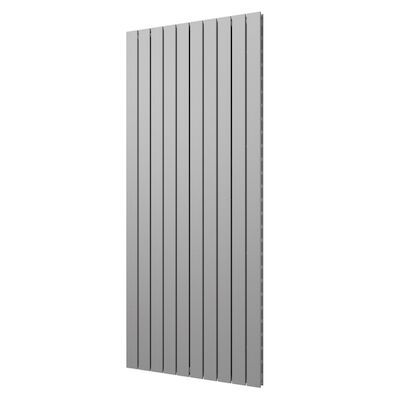 Designradiator Plieger Cavallino Retto Dubbel 1936 Watt Middenaansluiting 180×75,4 cm Pearl Grey