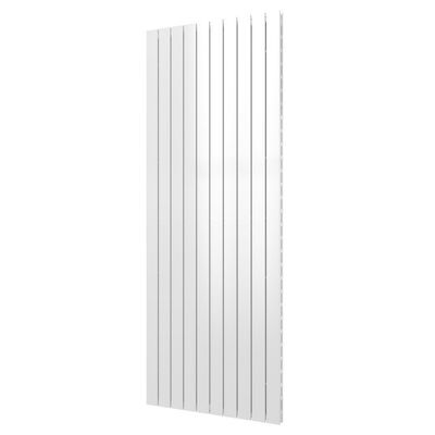 Designradiator Plieger Cavallino Retto Dubbel 2146 Watt Middenaansluiting 200×75,4 cm Mat Wit