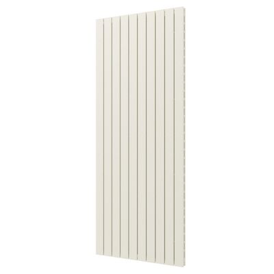 Designradiator Plieger Cavallino Retto Dubbel 2146 Watt Middenaansluiting 200×75,4 cm Wit Structuur