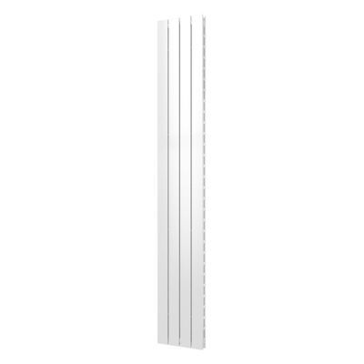 Designradiator Plieger Cavallino Retto Dubbel 905 Watt Middenaansluiting 200×29,8 cm Mat Wit