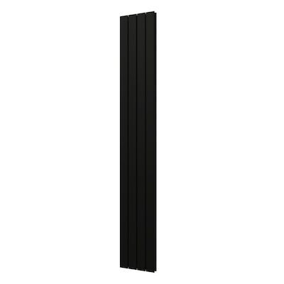 Designradiator Plieger Cavallino Retto Dubbel 905 Watt Middenaansluiting 200×29,8 cm Zwart