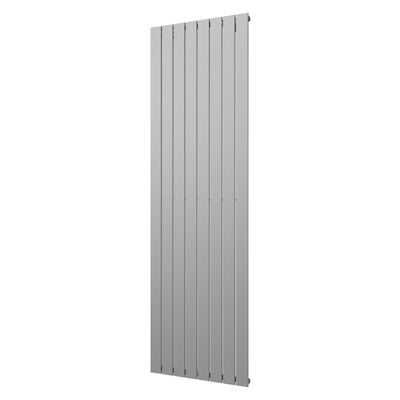 Designradiator Plieger Cavallino Retto Enkel 1332 Watt Middenaansluiting 200×60,2 cm Pearl Grey
