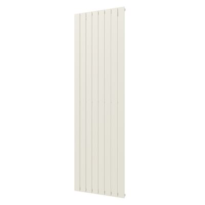 Designradiator Plieger Cavallino Retto Enkel 1332 Watt Middenaansluiting 200×60,2 cm Wit Structuur