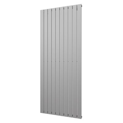 Designradiator Plieger Cavallino Retto Enkel 1506 Watt Middenaansluiting 180×75,4 cm Pearl Grey