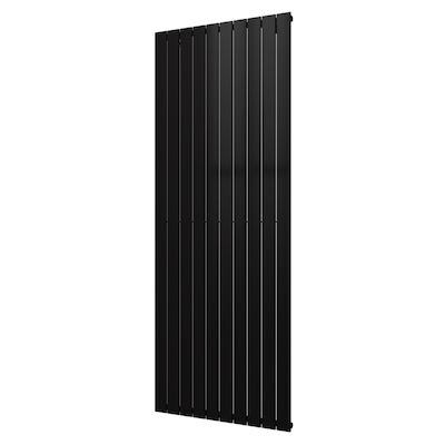 Designradiator Plieger Cavallino Retto Enkel 1666 Watt Middenaansluiting 200×75,4 cm Antraciet Metallic
