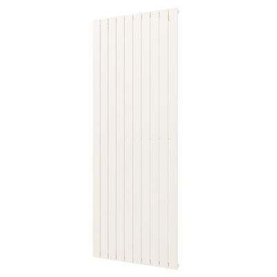 Designradiator Plieger Cavallino Retto Enkel 1666 Watt Middenaansluiting 200×75,4 cm Mat Wit