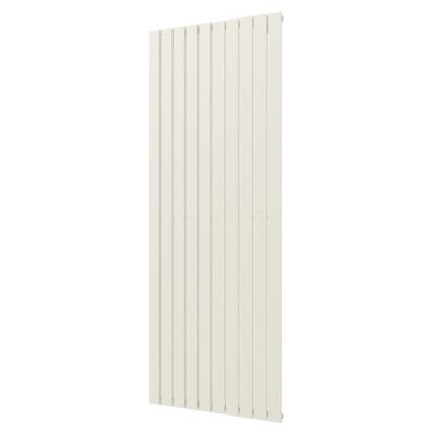 Designradiator Plieger Cavallino Retto Enkel 1666 Watt Middenaansluiting 200×75,4 cm Wit Structuur