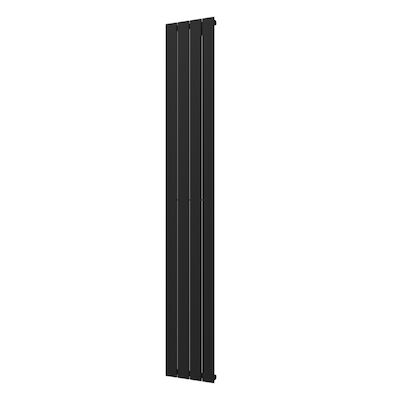 Designradiator Plieger Cavallino Retto Enkel 666 Watt Middenaansluiting 200×29,8 cm Donkergrijs Structuur