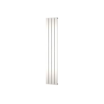Designradiator Plieger Cavallino Retto Enkel 666 Watt Middenaansluiting 200×29,8 cm Mat Wit