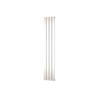 Designradiator Plieger Cavallino Retto Enkel 666 Watt Middenaansluiting 200×29,8 cm Wit Structuur