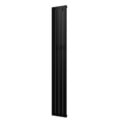 Designradiator Plieger Cavallino Retto Enkel 666 Watt Middenaansluiting 200×29,8 cm Zwart