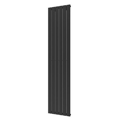 Designradiator Plieger Cavallino Retto Enkel 999 Watt Middenaansluiting 200×45 cm Black Graphite